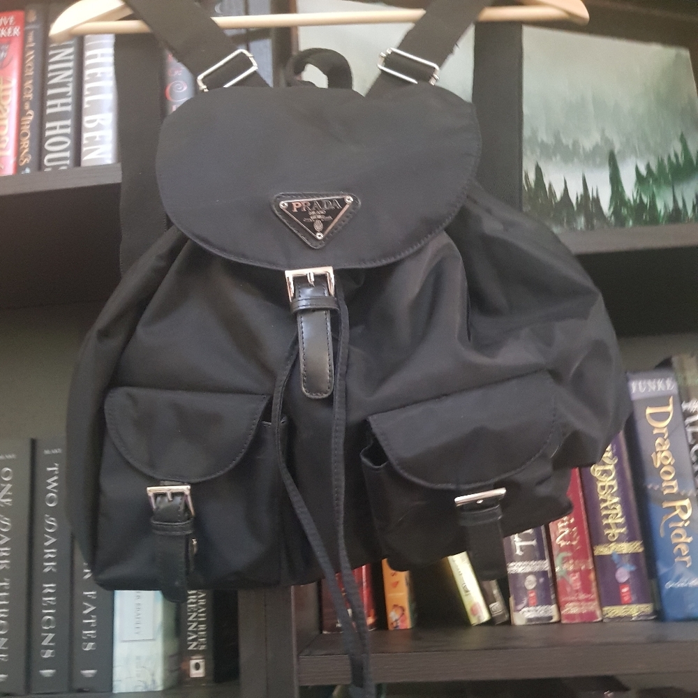 Prada Black Backpack